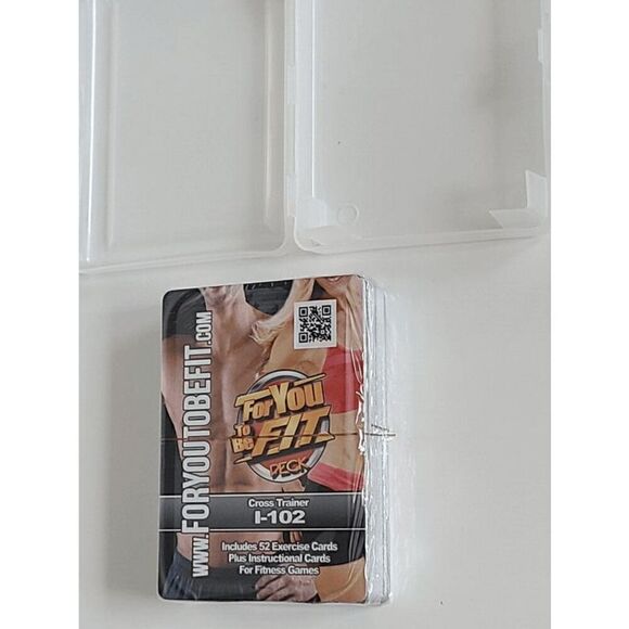 For You To Be Fit Cross Trainer I-102 Deck Exercise Cards Fitness Games SEALED - Picture 6 of 6